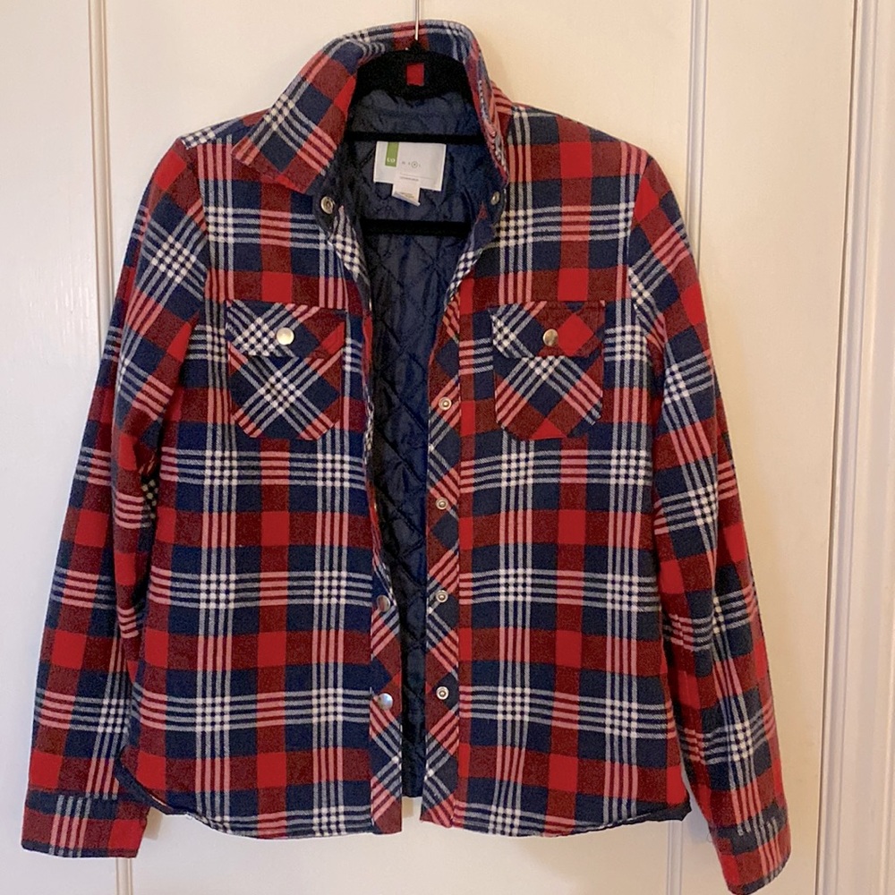 Shacket - flannel/ quilted shirt jacket